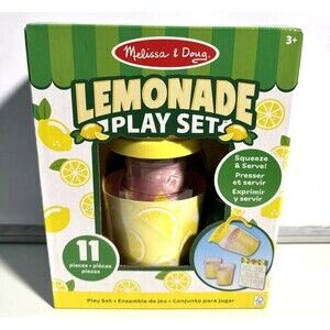 Melissa & Doug Lemonade Play Set 11 Pieces Counting Toddler Play Summer 🌞🌞🌞